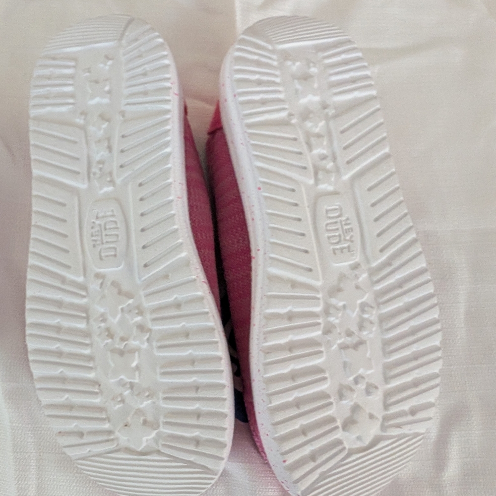 Hey Dude Kids Moccasins in Pink - Picture 2 of 5